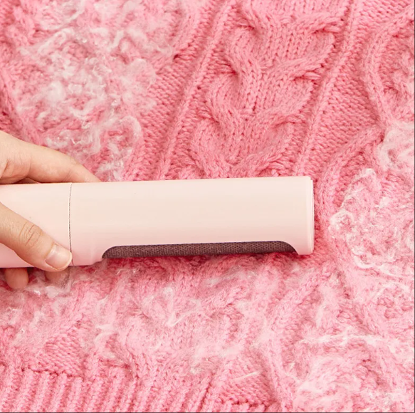 2-in-1 Reusable Pet Hair Remover & Self-Cleaning Lint Roller for Dogs & Cats