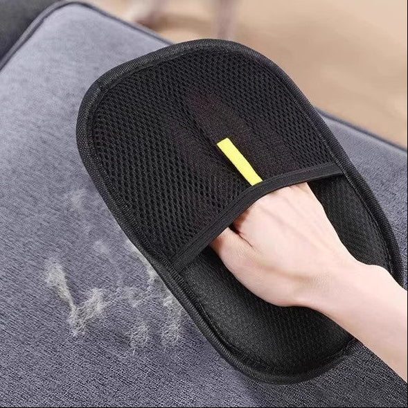 High-Efficiency Pet Hair Remover – Silicone Grooming Gloves for Dogs & Cats