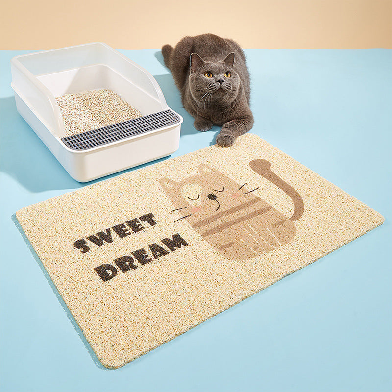 Double-Layer Cat Litter Trapping Mat – Waterproof & Easy-Clean