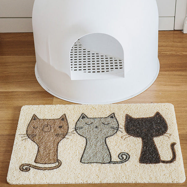 Double-Layer Cat Litter Trapping Mat – Waterproof & Easy-Clean