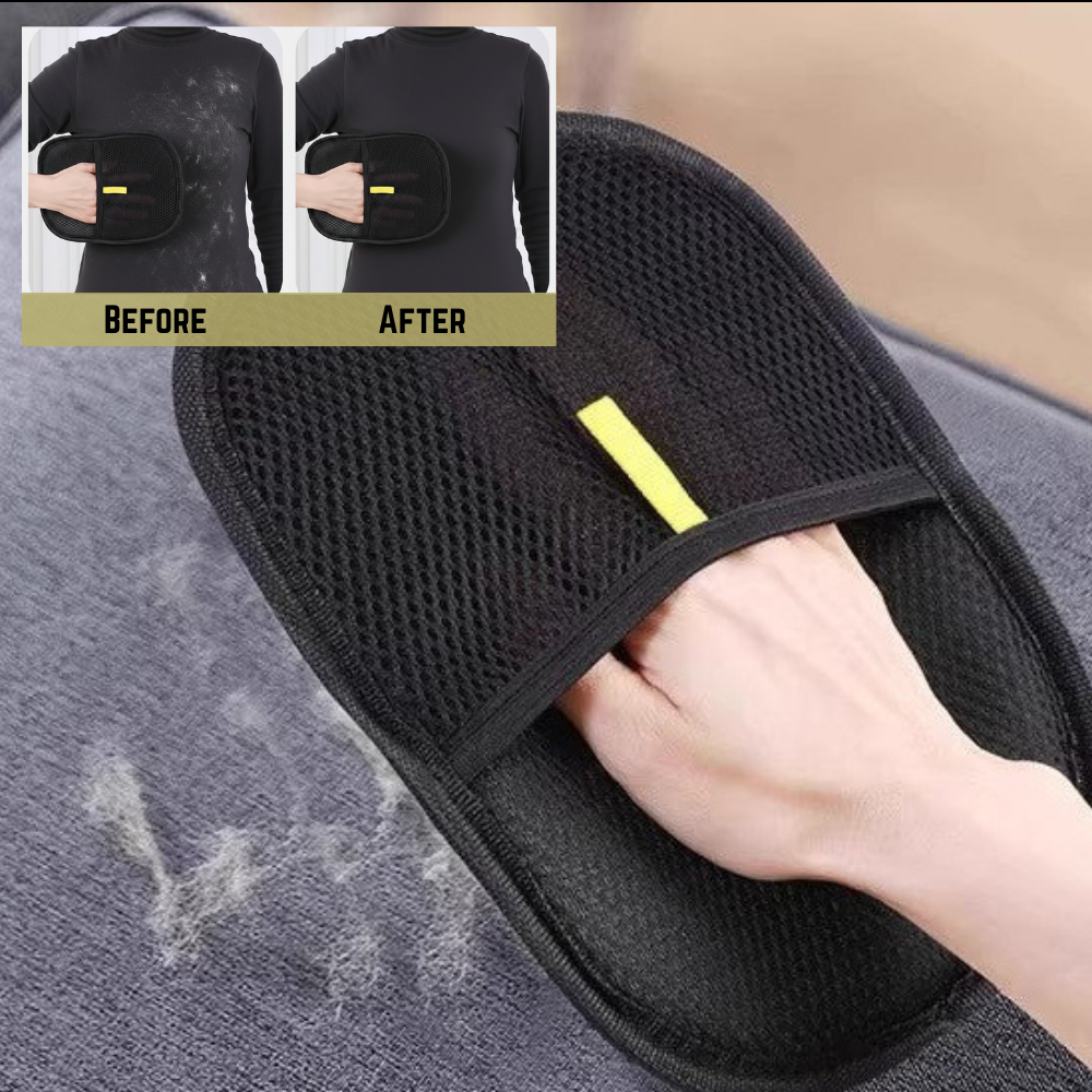 High-Efficiency Pet Hair Remover – Silicone Grooming Gloves for Dogs & Cats